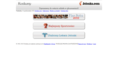 Desktop Screenshot of konkursy.jelonka.com
