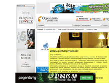 Tablet Screenshot of ogloszenia.jelonka.com